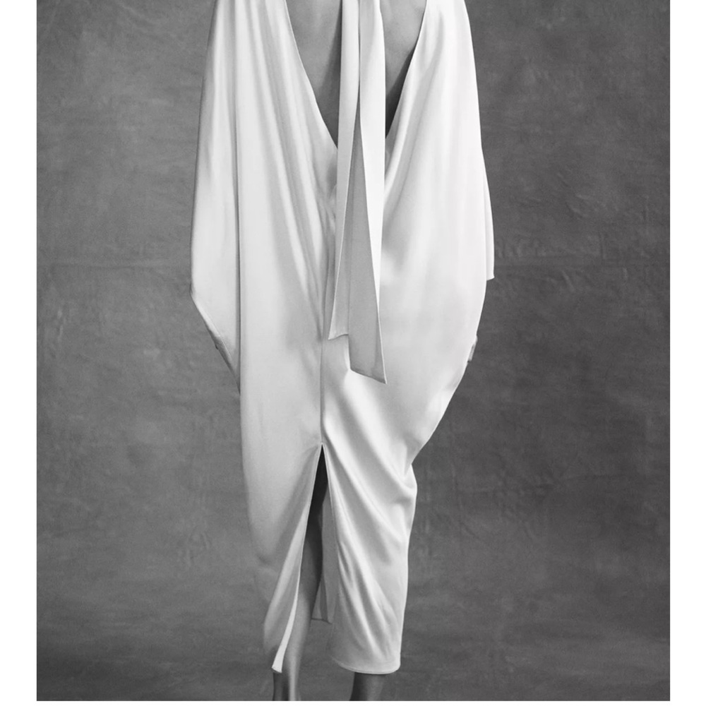 SATIN EFFECT TUNIC ZW COLLECTION LIMITED EDITION - Picture 2 of 3